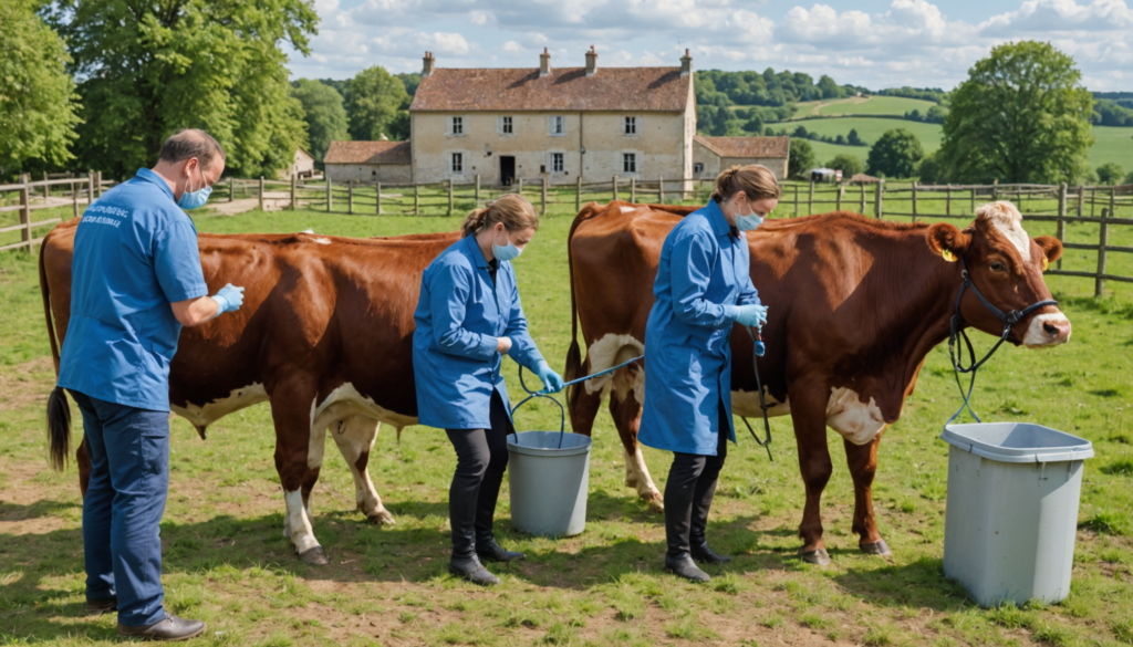 la ministre de l'agriculture annonce la vaccination de 750 000 bovins pour lutter contre la dermatose nodulaire contagieuse, renforçant la protection sanitaire du secteur agricole.