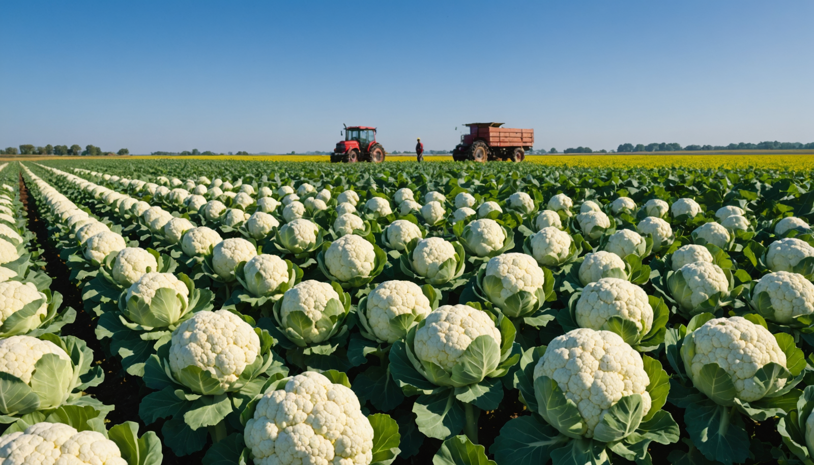 les champs débordent de choux-fleurs français ! la grande distribution et les producteurs encouragent les français à choisir ce légume abordable et disponible en abondance pour soutenir l'agriculture locale.